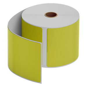 Yellow Thermal Labels 4x6 Inch