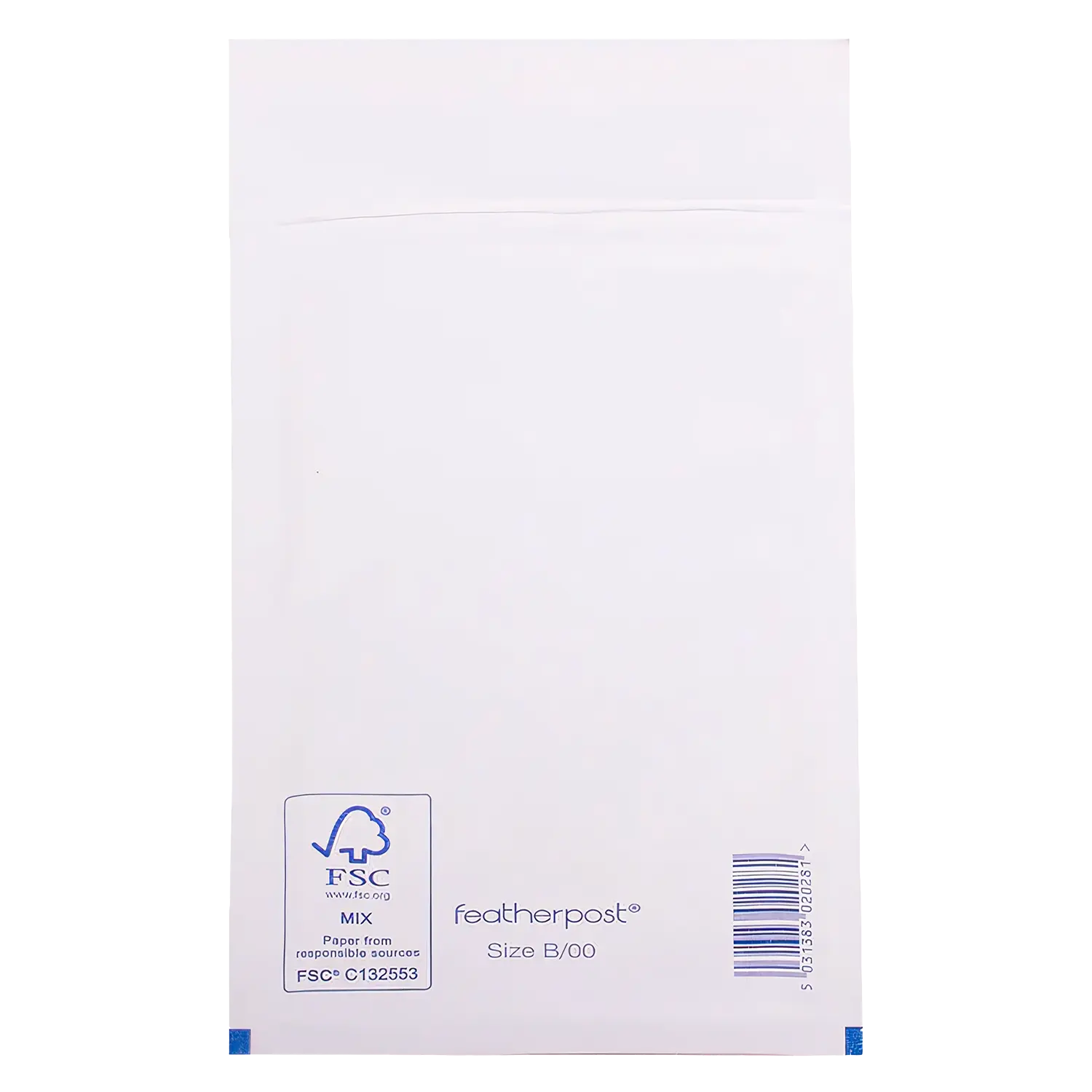 White Padded Bubble Envelopes Open - White Padded Bubble Envelopes - 120x215mm
