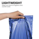 Lightweight blue mailing bag for cheap postage and fast courier shipping in the UK.