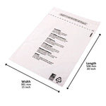 Clear Self-Seal Garment Bags 15×20″ (30% Recycled CPP Film) – Extra-Large Clothing Packaging – Box of 1000