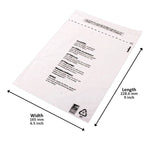 Clear Self-Seal Garment Bags 6.5×9″ (30% Recycled CPP Film) – Resealable Clothing Packaging – Box of 2000