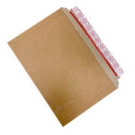 Rigid expandable cardboard sticky envelopes with self adhesive strip