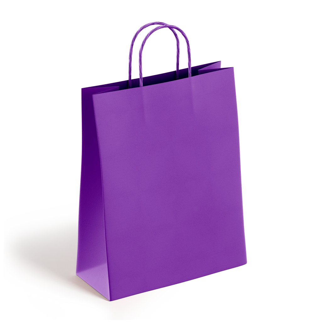 Purple Paper Bags