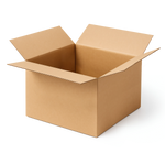 Large Cardboard Box for Moving or Storage - 10x10x10 Inch