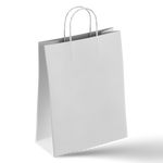 White Paper Bags with Handles
