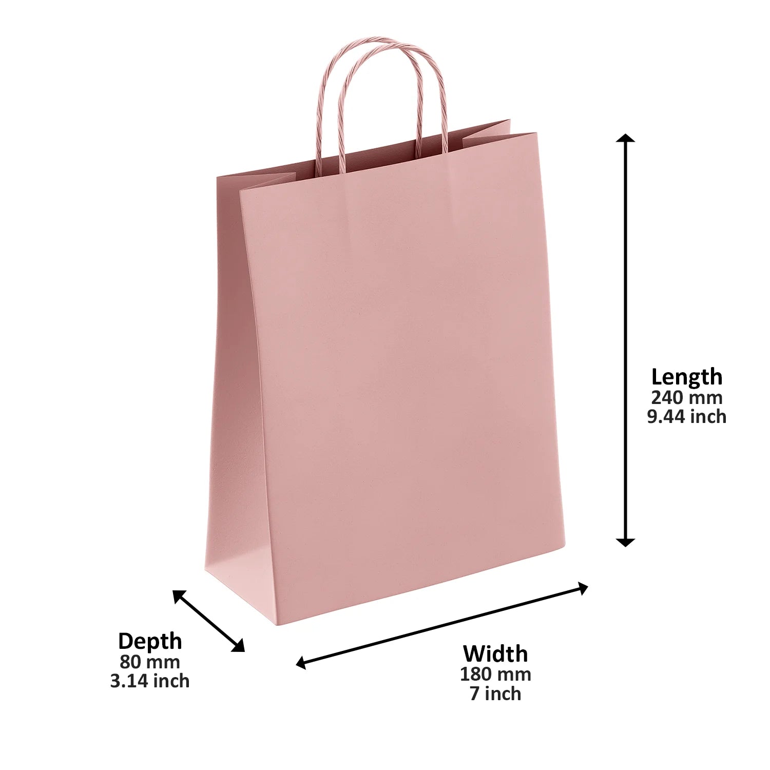 Pink Paper Bags