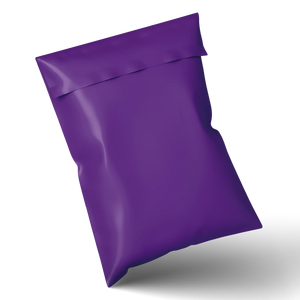 Assorted Purple Polyethylene Parcel Bags