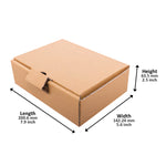 Royal Mail Small Parcel Box - 7.9x5.6x2.5 Inch - Pack of 25