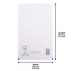 White Padded Bubble Envelopes - 240x335mm - Pack of 100