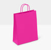 small hot pink paper bags