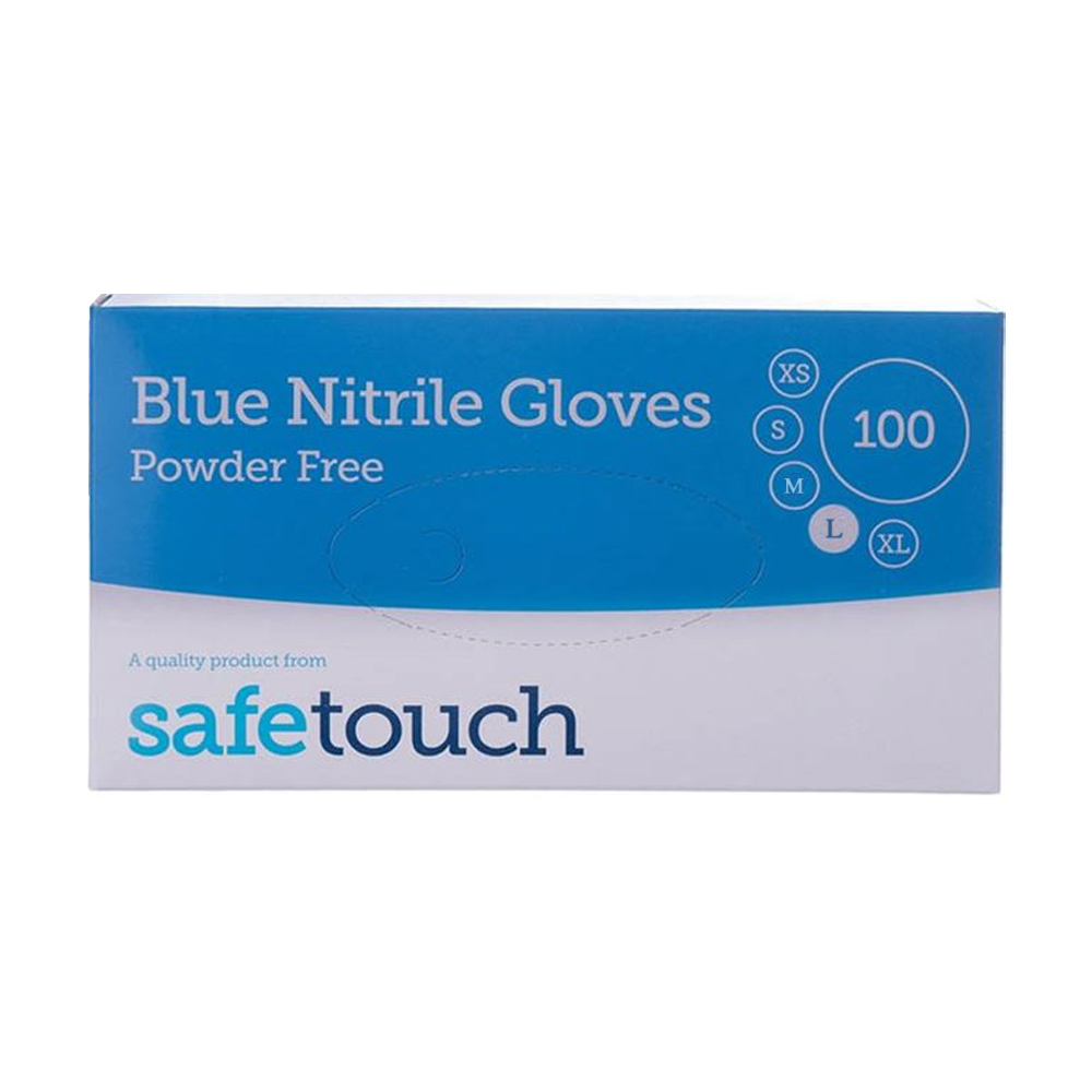 Disposable Gloves Blue Nitrile Gloves Powder Free